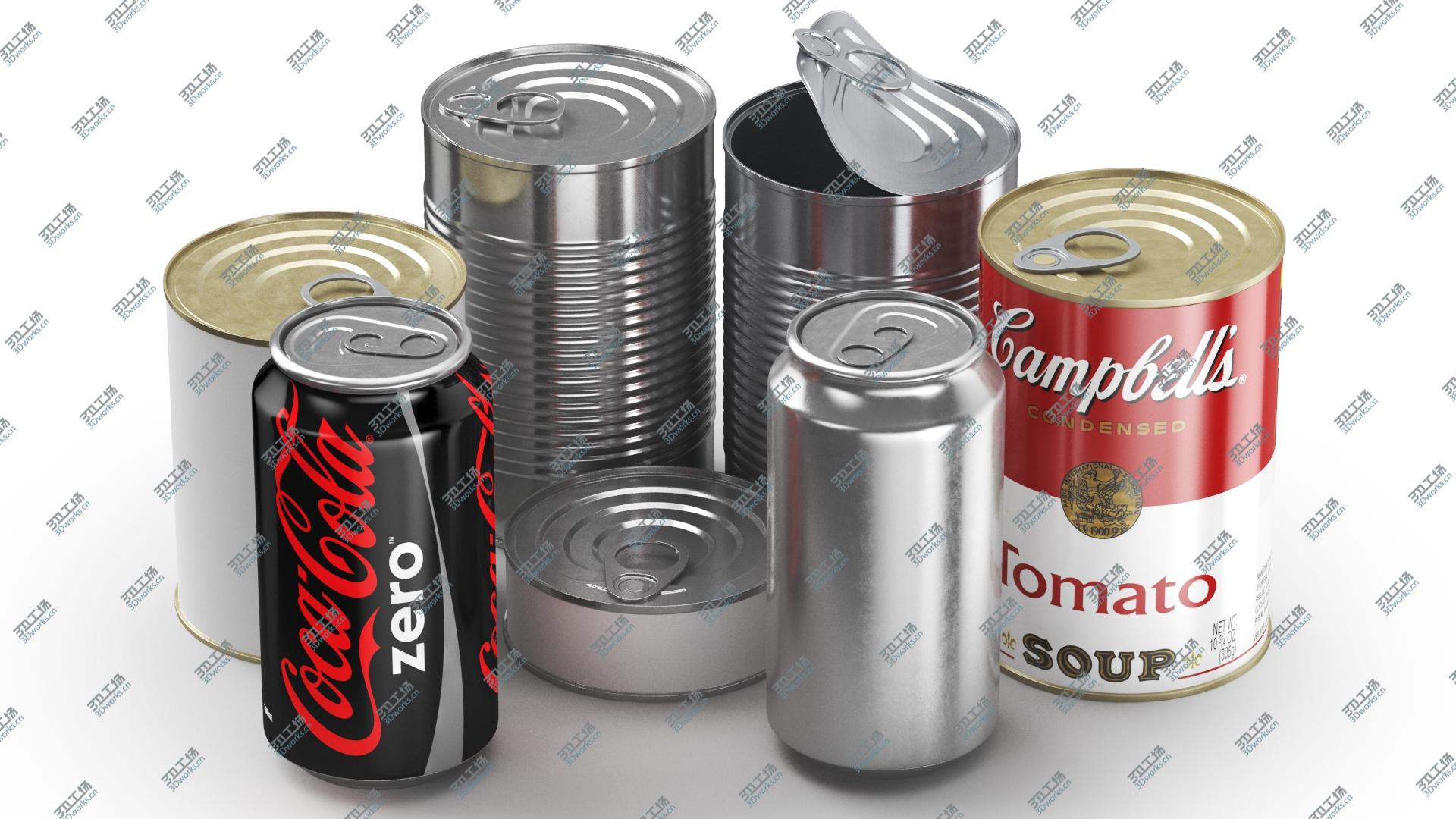 images/goods_img/202105071/Tin Cans Collection 3D model/2.jpg
